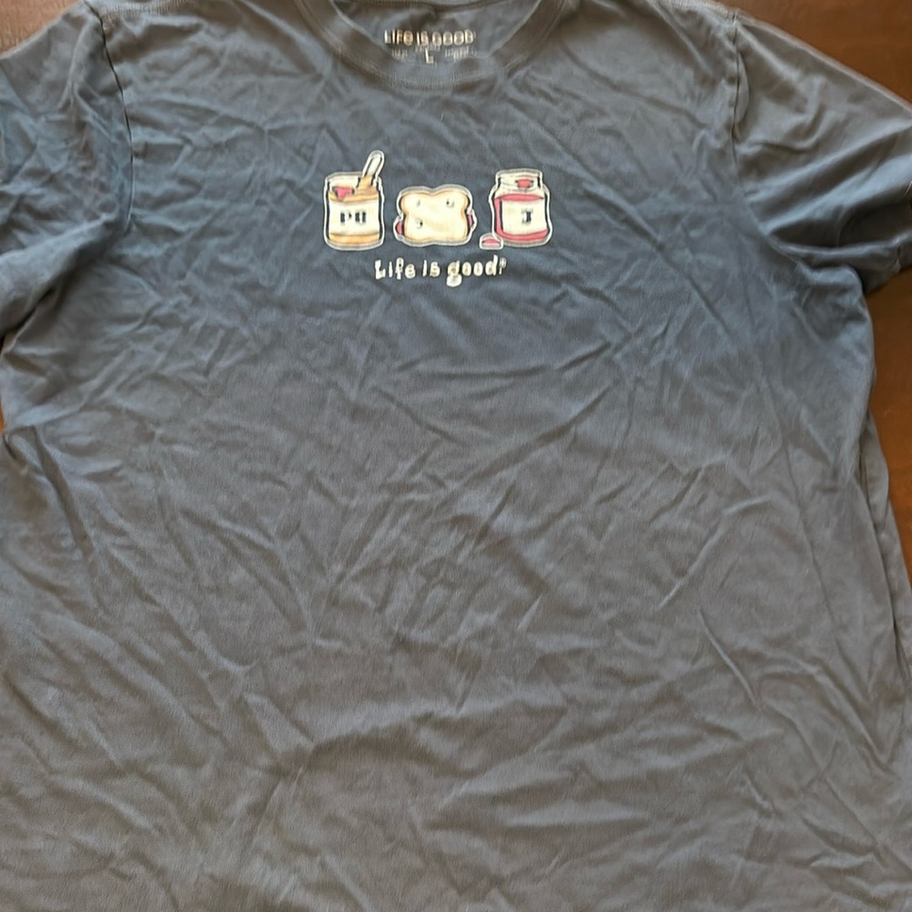 Life is Good PB&J tee-large